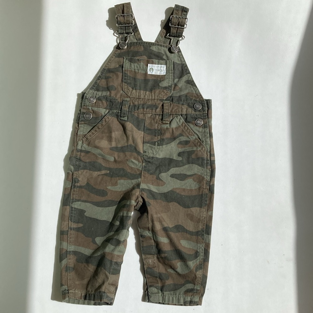 Carter's camouflage  Overalls 12 mths